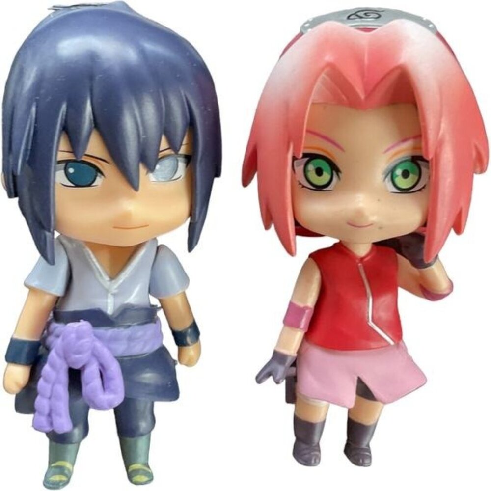 Sakura and Naruto Action Figure Anime Naruto Sasuke